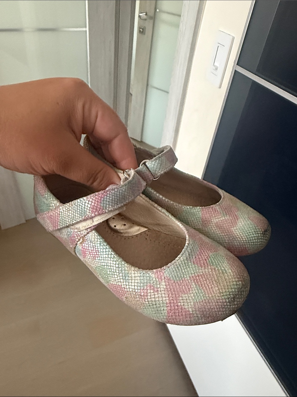 Kids Mary Jane Shoes - Pastel Multicolor